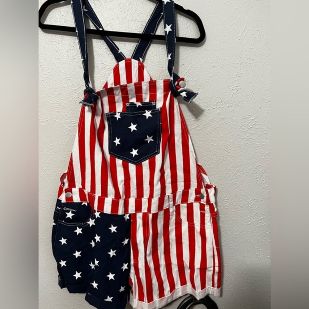 American Flag Overalls